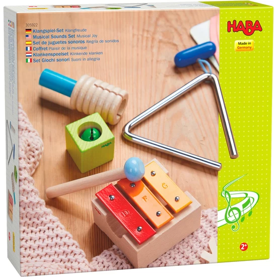 Haba Muziekinstrumenten - Klankenspeelset Klinkende Klanken 4 Haba Muziekinstrumenten - Klankenspeelset Klinkende Klanken - Afbeelding 2