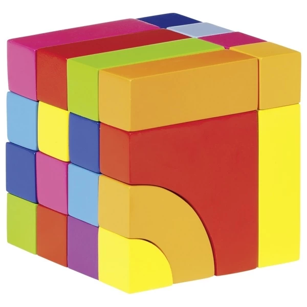 GOKI Bouwblokken En Puzzelspel 3 GOKI Bouwblokken En Puzzelspel