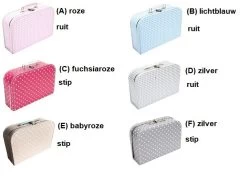 Houtendiershop Geboortekoffer Gepersonaliseerd