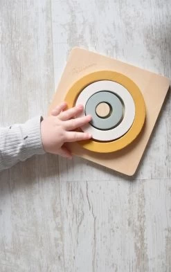 Pellianni Puzzel My First Puzzle Oker Hout -Speelgoed Kortingswinkel image 3336