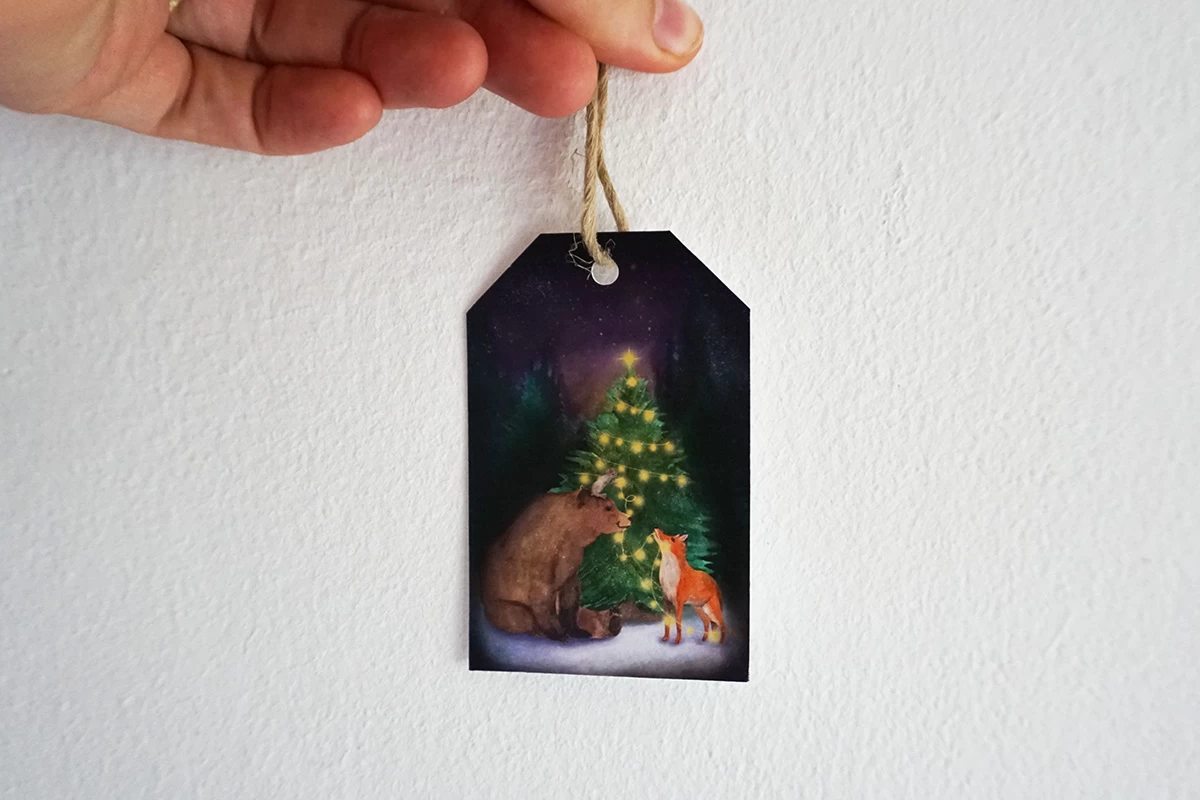 Lotte Drouen Cadeaulabelset Kerst 4 Lotte Drouen Cadeaulabelset Kerst - Afbeelding 2