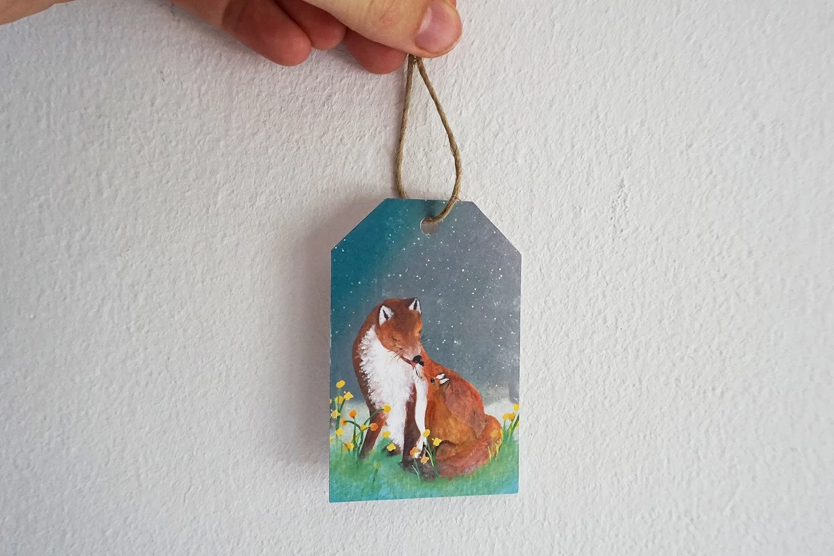 Lotte Drouen Cadeaulabelset Bosdieren 4 Lotte Drouen Cadeaulabelset Bosdieren - Afbeelding 2