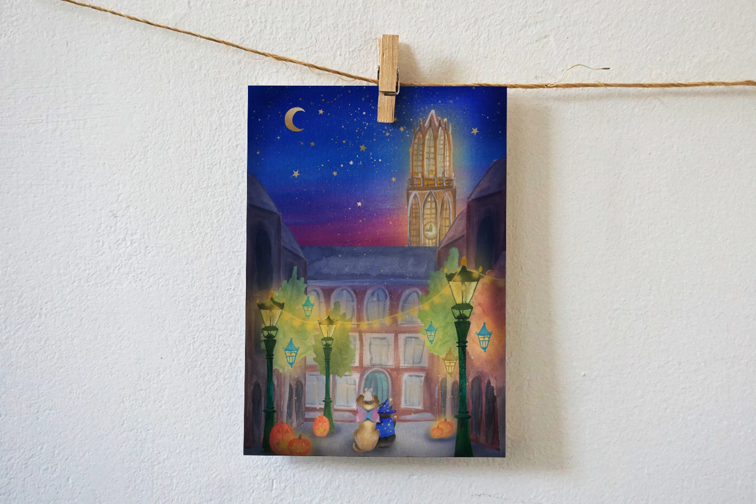 Lotte Drouen Ansichtkaart Halloween In Utrecht 3 Lotte Drouen Ansichtkaart Halloween In Utrecht