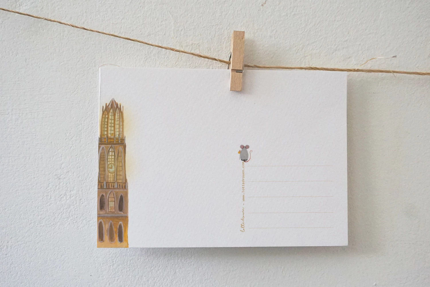 Lotte Drouen Ansichtkaart Halloween In Utrecht 4 Lotte Drouen Ansichtkaart Halloween In Utrecht - Afbeelding 2