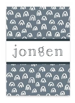 Pepermints Wenskaart Jongen (regenboog)