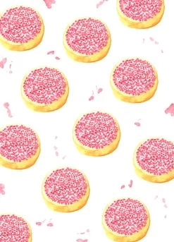 Fritsy Postkaart Beschuit Met Muisjes Roze
