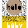 Pepermints Wenskaart Hallo Baby (geel)