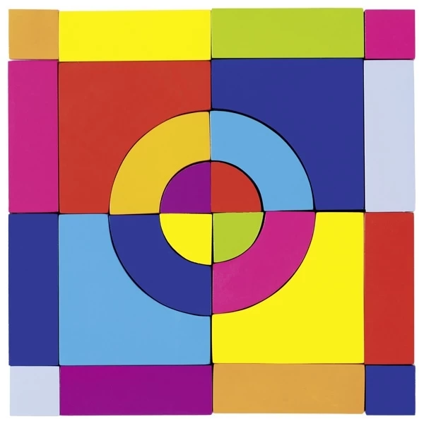 GOKI Bouwblokken En Puzzelspel 4 GOKI Bouwblokken En Puzzelspel - Afbeelding 2