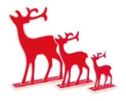 Small Foot Rendier Kerst Decor Rood Hout