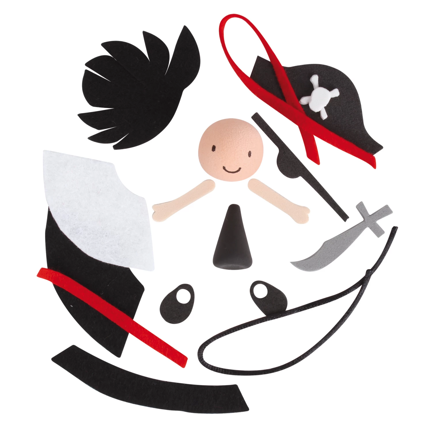 APLI Knutselset Craft Kit Pirate 4 APLI Knutselset Craft Kit Pirate - Afbeelding 2