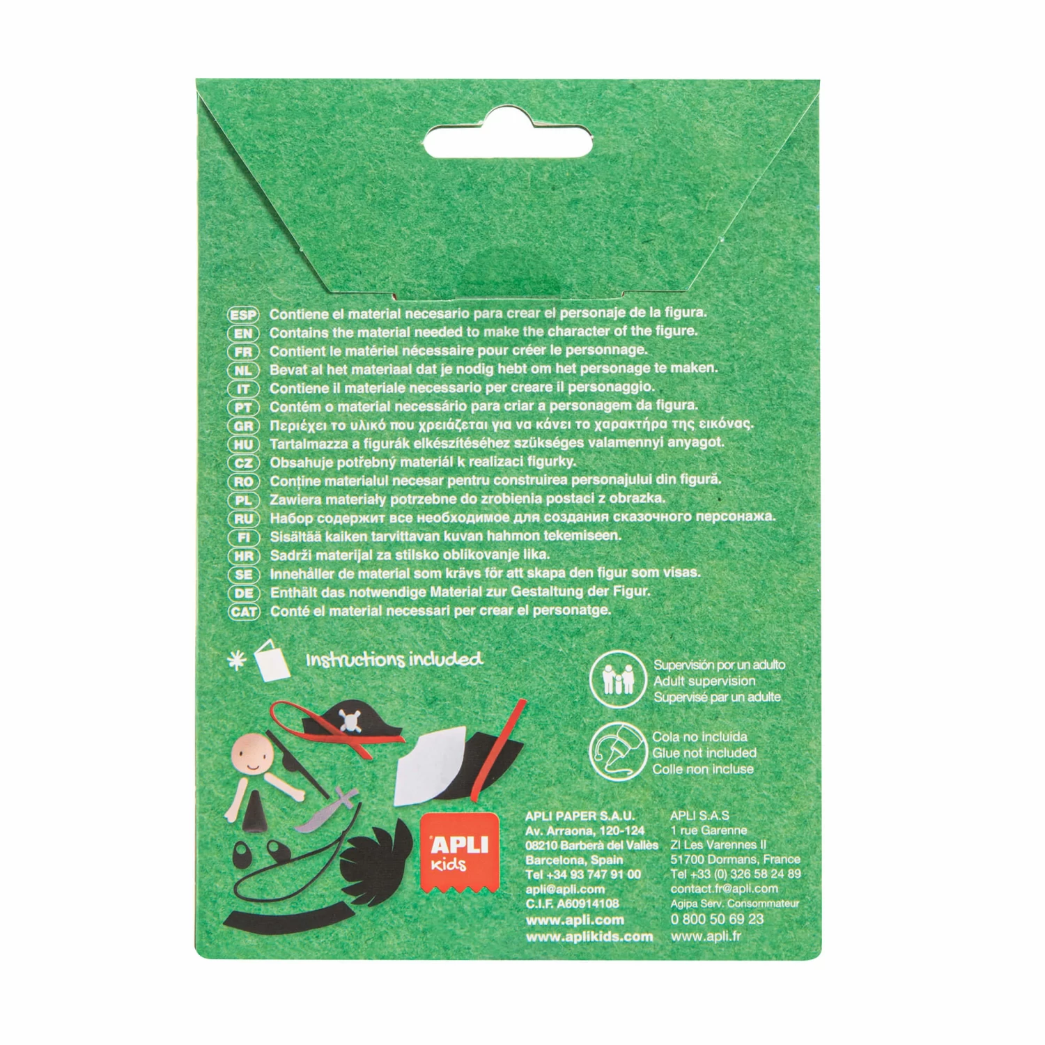 APLI Knutselset Craft Kit Pirate 6 APLI Knutselset Craft Kit Pirate - Afbeelding 4