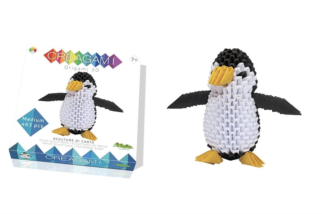 Creagami Origami Pinguin 3D M 3 Creagami Origami Pinguin 3D M