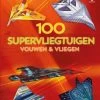 Uitgeverij Usborne Vouwen & Vliegen 100 Supervliegtuigen
