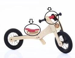 Trybike Seatcover En Handlebar Rood