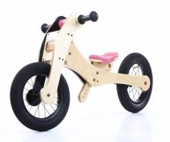 Trybike Loopfiets Hout 4-in-1 Roze -Speelgoed Kortingswinkel image 611