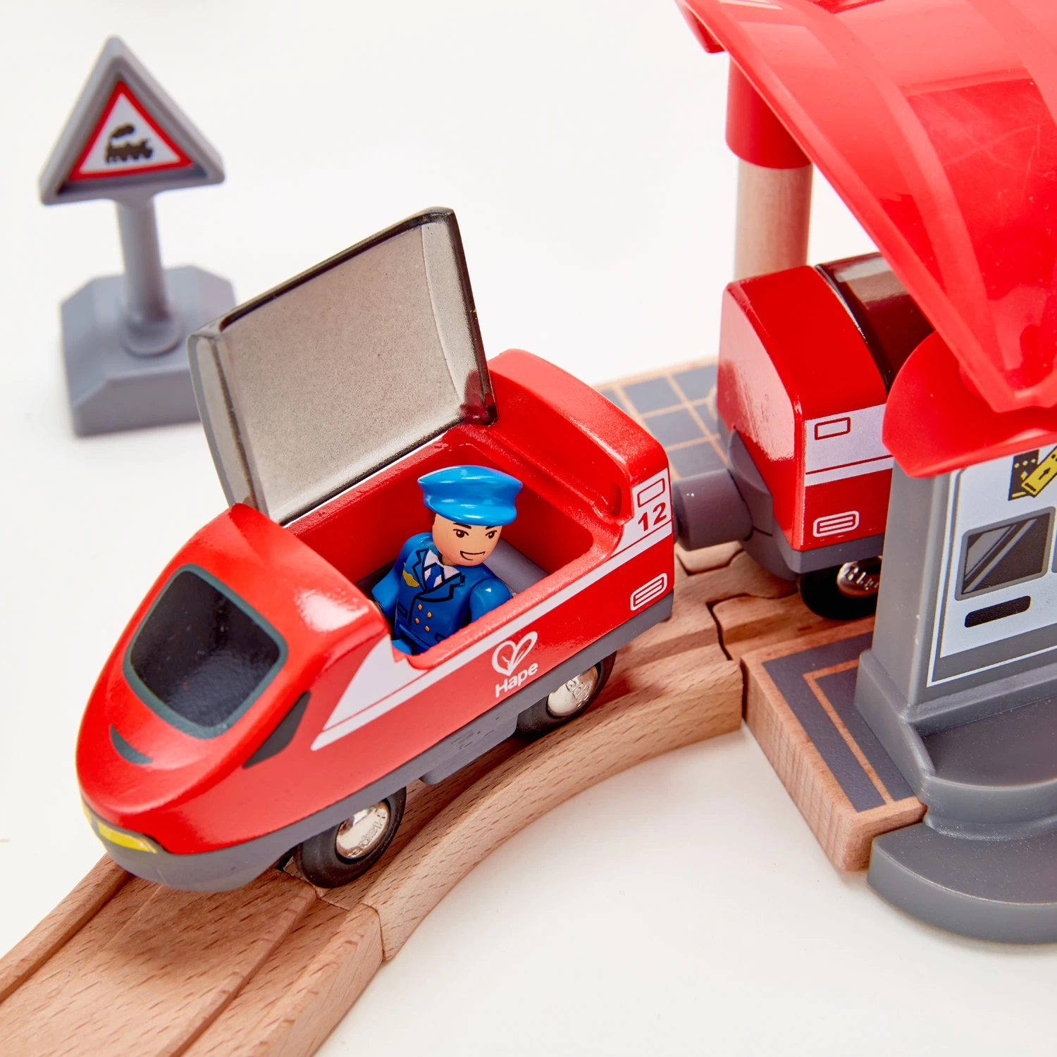 Hape Treinset Busy City Rail 4 Hape Treinset Busy City Rail - Afbeelding 2
