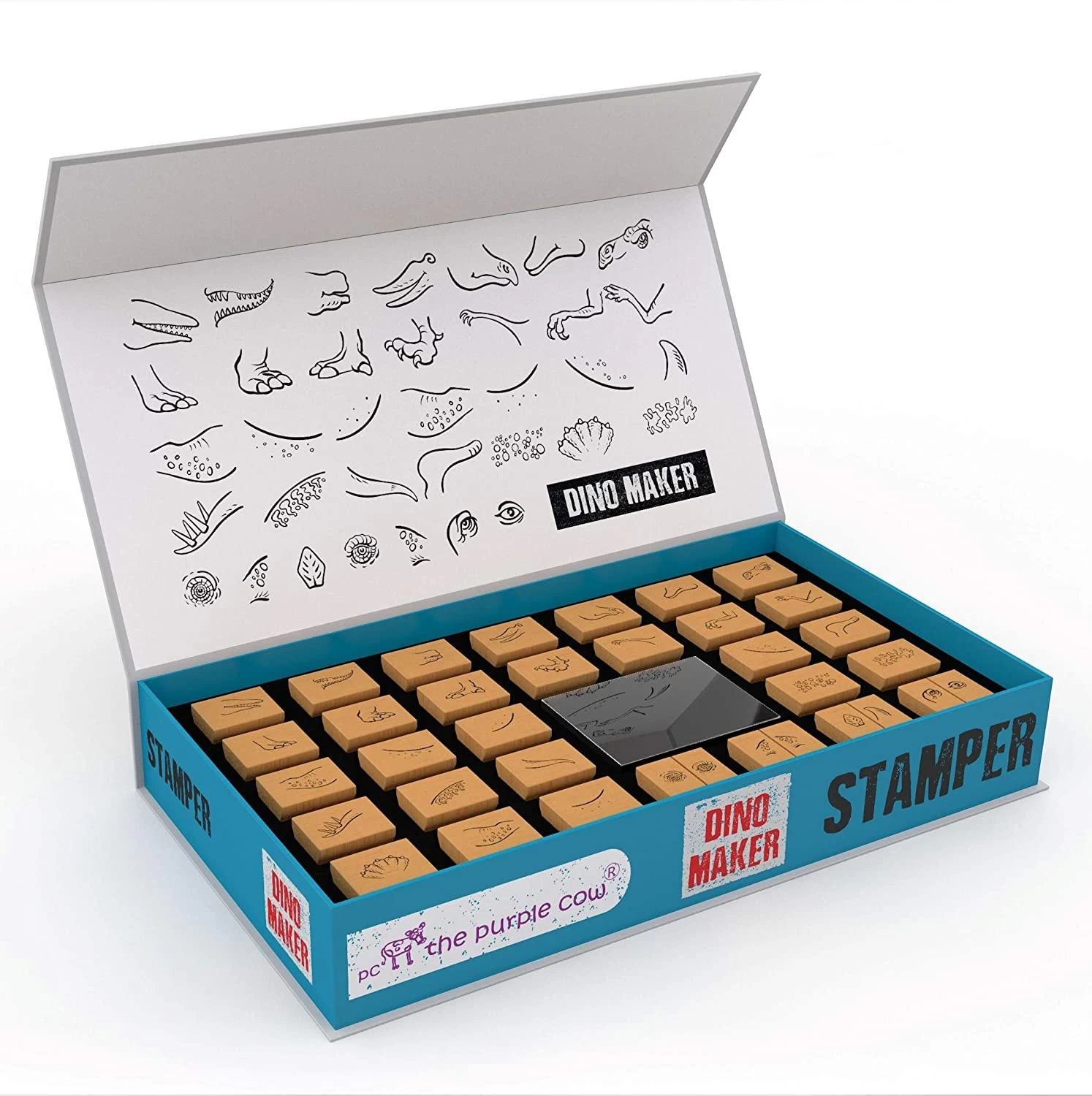 The Purple Cow Stempelset Dino Maker 4 The Purple Cow Stempelset Dino Maker - Afbeelding 2
