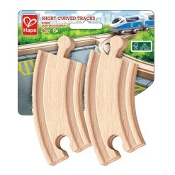 Hape Spoorbaan Uitbreiding Bocht Kort 4-delig