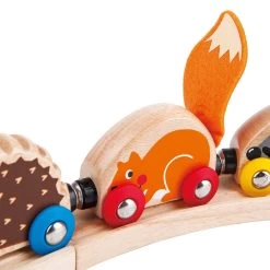 Hape Trein Met Bosdieren Tactile Animal Train -Speelgoed Kortingswinkel image 715