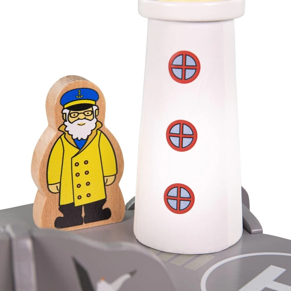 Bigjigs Lighthouse 4-way Tunnel 4 Bigjigs Lighthouse 4-way Tunnel - Afbeelding 2