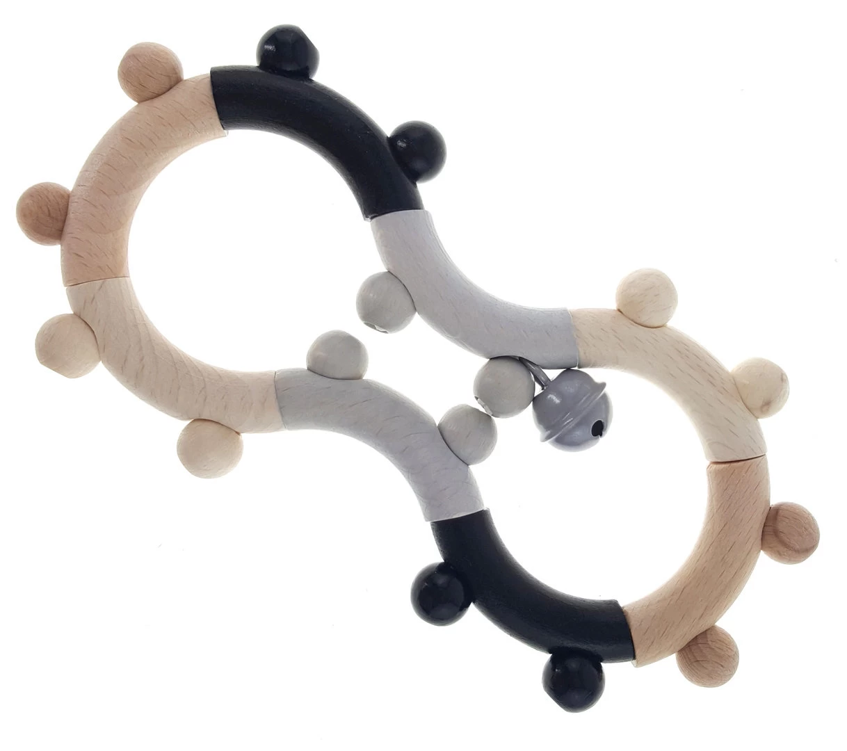 Hess Grijpfiguur Rammelaar Acht Natuurlijk Zwart 3 Hess Grijpfiguur Rammelaar Acht Natuurlijk Zwart