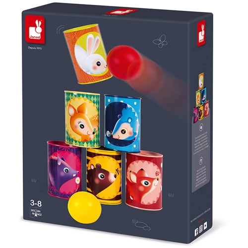 Janod Spel Blikkengooien 6 Janod Spel Blikkengooien - Afbeelding 4