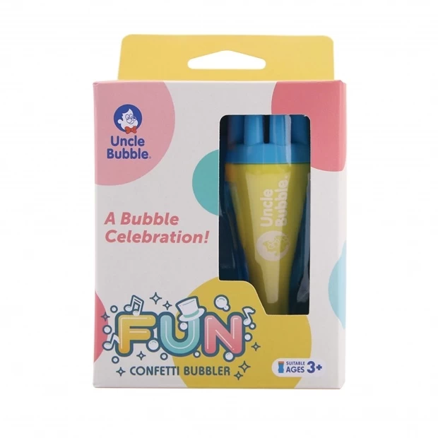 Uncle Bubble Bellenblaas Confetti Bubbels 4 Uncle Bubble Bellenblaas Confetti Bubbels - Afbeelding 2