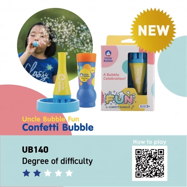 Uncle Bubble Bellenblaas Confetti Bubbels 8 Uncle Bubble Bellenblaas Confetti Bubbels - Afbeelding 6