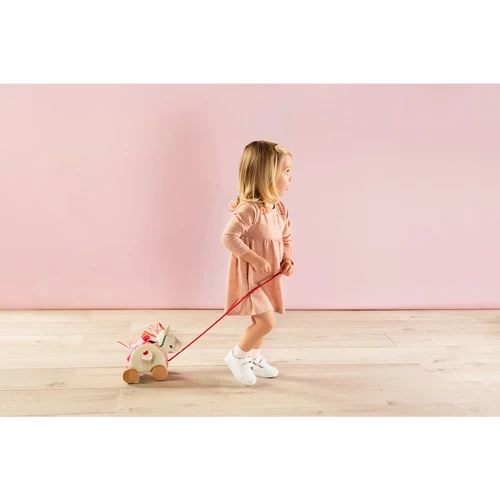 Lilliputiens Trekfiguur Trekknuffel Louise Het Eenhoorntje 4 Lilliputiens Trekfiguur Trekknuffel Louise Het Eenhoorntje - Afbeelding 2